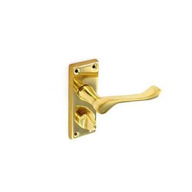 Securit Victorian Scroll Privacy Handles (Pair) - 105mm