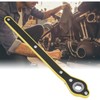 1PCS Ratchet Spanner, High Strength Saving Hex Gear Wrench Ratchet