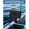 2 Pack Fish Finder Cover Straps – Adjustable Bungee Graph