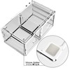 READAEER Makeup Organizer 3 Pieces Cosmetic Storage Case with 6
