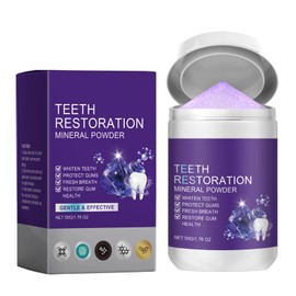 Zahnaufhellungspulver, Natürliches Zahnpulver Gegen Verfärbungen, Sanft Zahnaufhellung Whitening Powder, Entfernt Flecken von Tee/Kaffee/Wein/Rauchen, Stärkung von Zähnen & Zahnfleisch, Frischer Atem