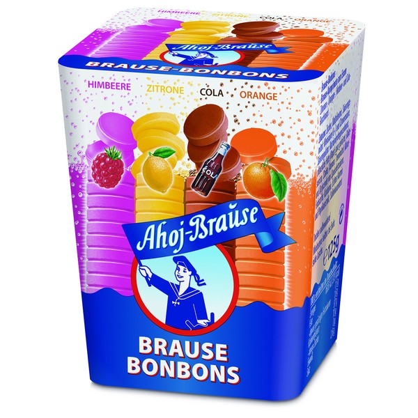 ONE box of Ahoj Brause Boxed candy - 125g / 4.4 oz