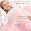 Alomidds Weighted Blanket Kids 5lb 36"x48", Minky Dots Small Weighted