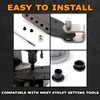 [100 Pack] HolsterSmith Black Coated Eyelets - (#8-9 Length) -