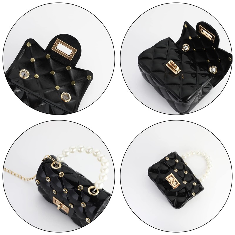 SOTOGO 2 Pieces Little Girls Purses Toddler Purse Princess Purse