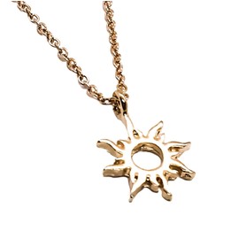 Dainty Sunshine Pendant Necklace, Sunny Good Vibes (Rose Gold Tone) Miss Fit Boutique