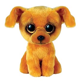 TY Toys Beanie Boo Lightbrown Dog Zuzu - 15 CM, Brown (2009294)