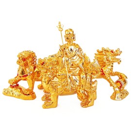Feng Shui Import Ksitigarbha with 3 Celestial Protectors