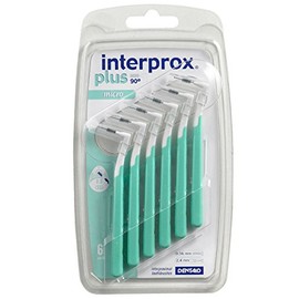 Interprox Plus Interdental Brushes Green Micro 6 pieces, pack of 3 (3x 6 pieces)