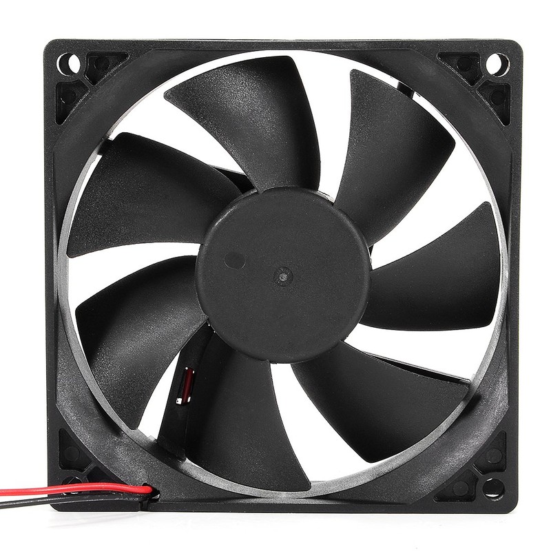 uxcell 92mm x 25mm 12V DC Cooling Fan Long Life