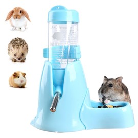Wanheart 3 in 1 Pet Automatic Water Dispenser PP Water Bottle No Drip Small Pet Water Bottle (Blue, 80ml)