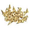 QUARKZMAN Pack of 40 Brass Nails 2.8 mm x 10