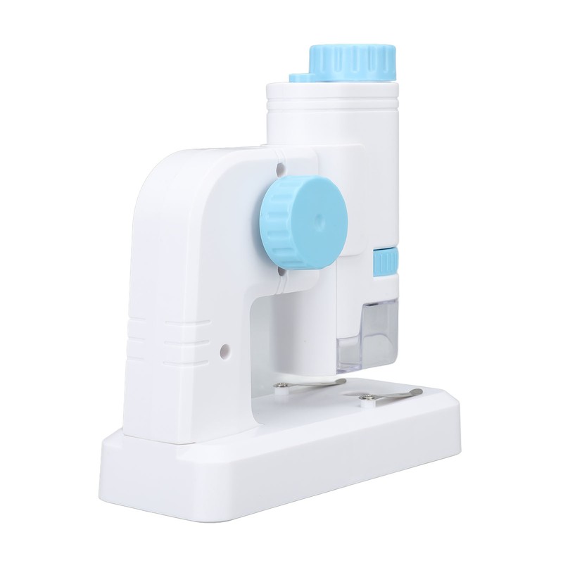 80X‑200X Kids Microscope with 12PCS Slides 2 in 1 LED
