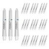 WINMAU Prism Force Solid White Short Polycarbonate Dart Stems (Shafts)