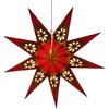 Guru-Shop Baldur Foldable Luminous Paper Star, Advent, Christmas Star, 60