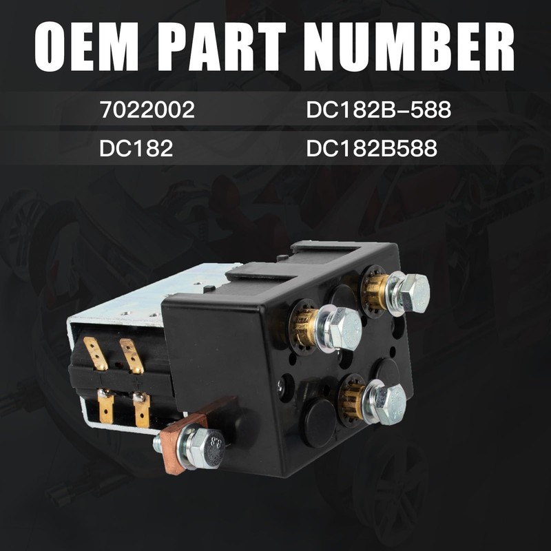 Seaforie 7022002 48V Reversing Contactor Solenoid DC182 Compatible with JLG
