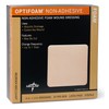 Medline Optifoam Non-Adhesive Foam Dressings, Sterile, 4" x 4" (Pack