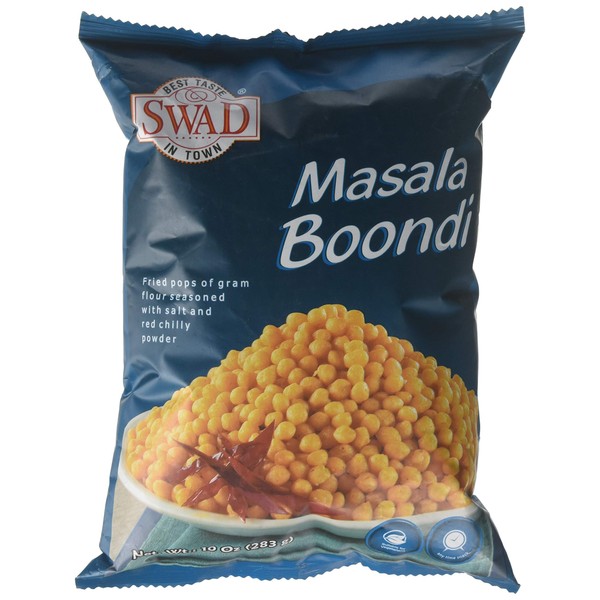 Great Bazaar Swad Boondhi Masala Snacks, 10 Ounce