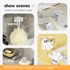 Lifelisa Cute Hanging Toothbrush Holder, Hand Wall Hanging Utility Suction