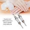 QANYEGN 2pcs Nail Drill Spindle, Nail Polisher Handle with Electronic