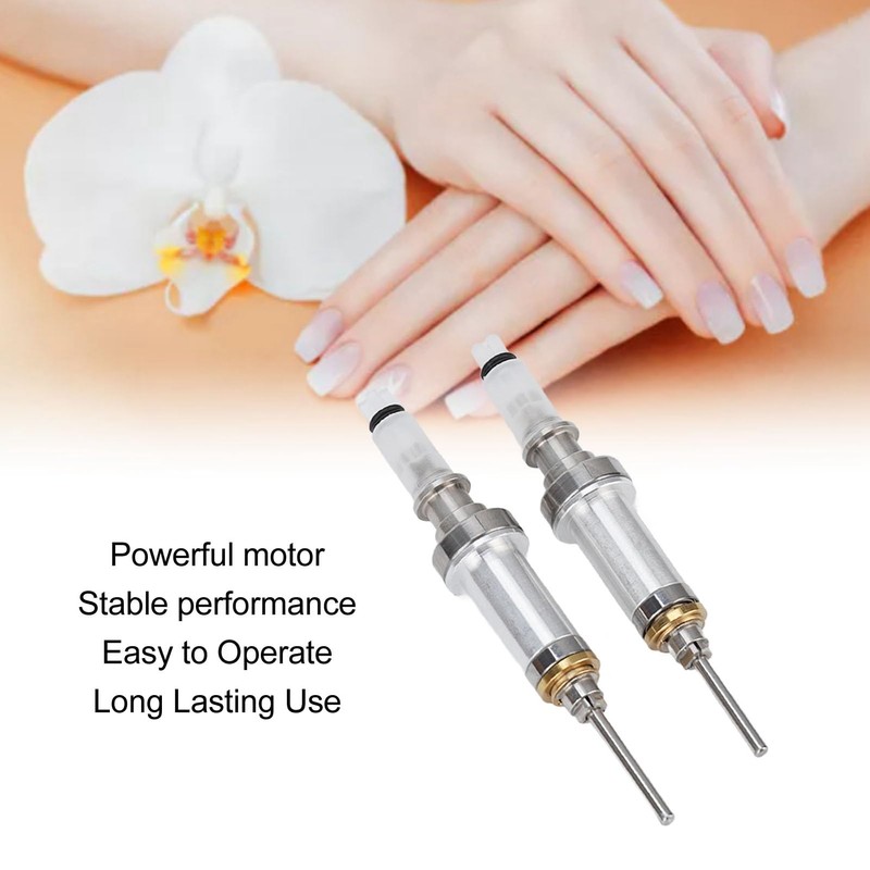 QANYEGN 2pcs Nail Drill Spindle, Nail Polisher Handle with Electronic