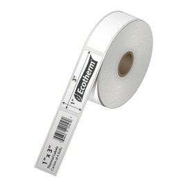 1" x 3" Thermal Labels | 4 Rolls | 2720 Labels | fits Zebra, Godex, Arkscan, iDPRT, Offnova Thermal Label Printers and More | Blank White Adhesive Stickers by Ecotherm