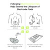 20 Pack TENS Unit Electrode Pads + Wire Combination Set.