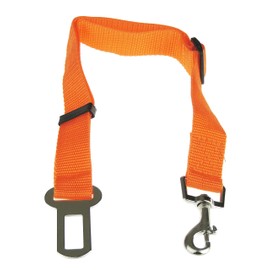 Universal Pet Car Safety Seat Belt, Adjustable Seat Belt Harness for Animals Dogs Puppies Cats, Dog seat belt for car, Strong Dog Car Truck Safety Harness Orange