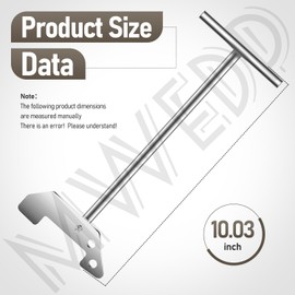 MWEDP Garbage Disposer Unjamming Wrench Compatible with Waste King and Moen Garbage Disposals, Fits Unclog Kitchen Sink Clogging (Wriggle It Into Place, And Give A Counter-Clockwise Turn)