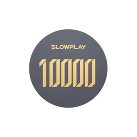 SLOWPLAY Godel Ceramic Poker Chips in Bulk, Casino Grade Ceramic 12-Gram Poker Chip for Texas Hold'em, 43mm Professional Chips Pack of 50 with Denomination of 10000