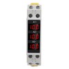 Digital 3 Phase DIN Rail Ammeter, LED Digital Display High