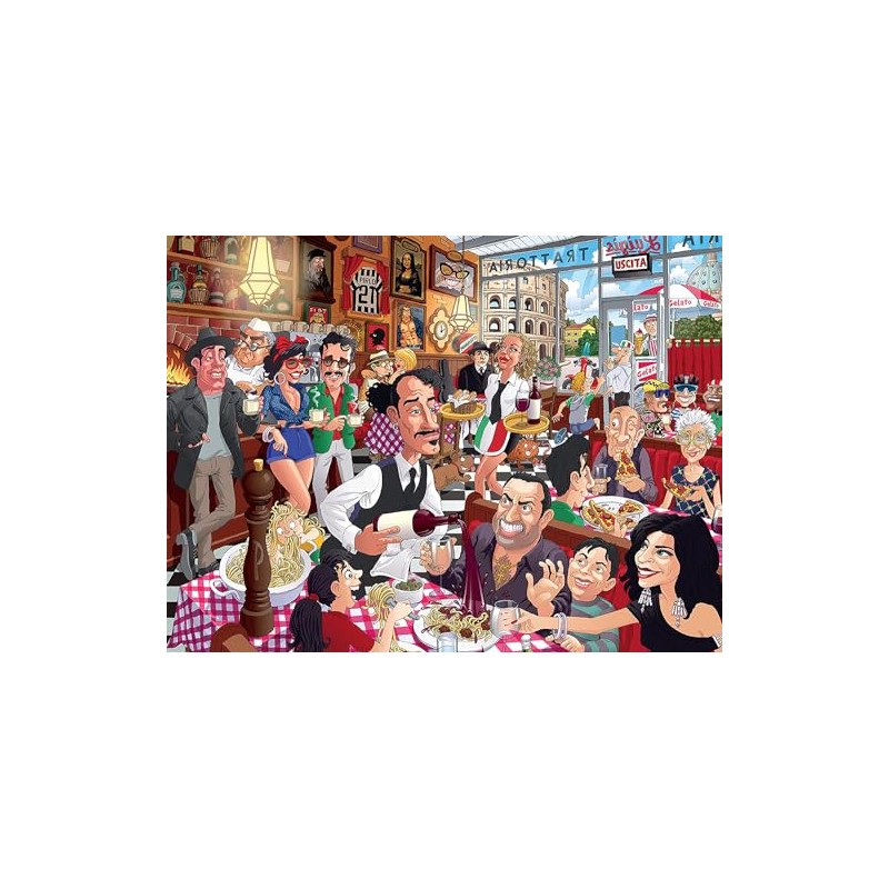 Italian Restaurant 550 Piece Puzzle