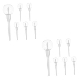 TOVINANNA 5sets Unique Lollipop Shape Lip Gloss Tube Refillable Lip Gloss Bottles for Women 6pcs*5