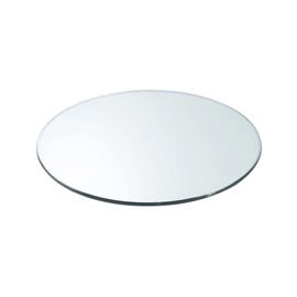 18 inch Round Tempered Glass Table Top with 1/4 inch Thickness & Flat Polished Edge - Clear Surface & Scratch Resistant - Ideal for Dining Room, Kitchen, Patio & Round Coffee Tables