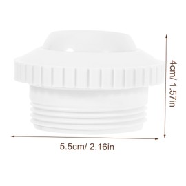 Abaodam 4Pcs Pool Outlet Nozzle Durable Water Outlet Fitting for Swimming Pool Massage Easy Installation Replacement for Relaxation