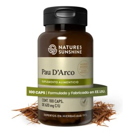Natures Sunshine  Pau Darco  Suplemento Alimenticio 100c                                                                                              