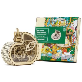 Wise Elk Snail Wooden Mechanical Model Kit