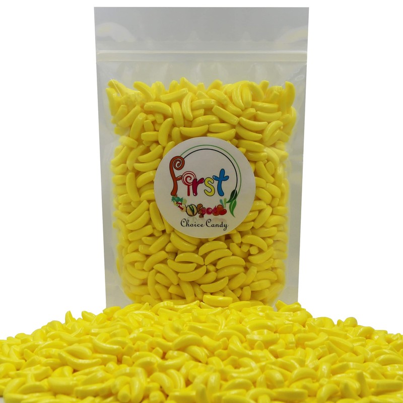 FirstChoiceCandy Silly Banana Heads Classic Hard Candy (Yellow, 3 Pound)