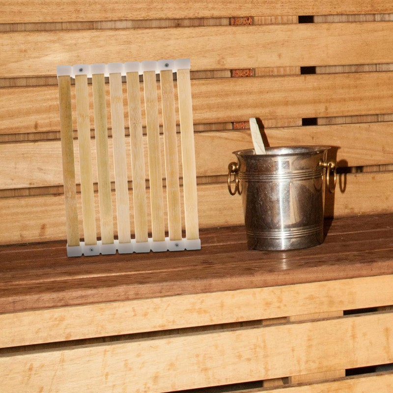 Beavorty Bamboo Sauna Cushion High Temperature Resistant Support Mat Quick-Drying
