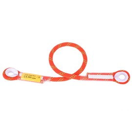 60/120/150cm Outdoor Survival Climbing Safety Rope with Ring Bearing(Orange 150cm)