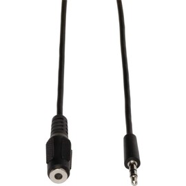 Tripp Lite 3.5mm Mini Stereo Audio Extension Cable for Speakers and Headphones (M/F), 10-ft.(P311-010),Multicolor