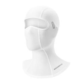 ROCKBROS Balaclava UPF 50+ Cooling Balaclava Face Mask Women Men Breathable Summer for Outdoor Sports Cycling Bicycle Motorcycle, White