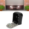 Key Lock Box, Wall Mounted Security Key Organizer Aluminum Alloy