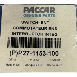 Paccar P27-1153-100 Genuine Paccar Headlight Selector Switch OEM - New