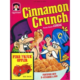 Cap'n Cinnamon Crunch Cereal Box Quality Metal Magnet 3 x 4 inches 9575