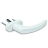 Veshy x Aluminium Window Handles in White RAL 9016 -