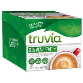 Truvia Original Calorie-Free Sweetener from the Stevia Leaf Packets, 240 Count, 16.9 oz (Pack of 4)