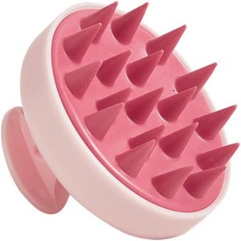 Scalp Massager Shampoo Brush for Hair Care, Relieves Stress & Promotes Blood Flow for Men & Women, for All Hair Types (Pink)