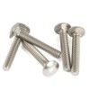 3/8-16 x 4 Carriage Bolts, Stainless Steel 18-8 (304), Round