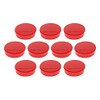 Discofix Hobby Magnet Pack of 10 Plain Red